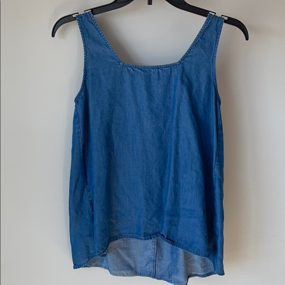 Loft Women’s Blue-Denim Tank Top!